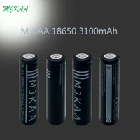 mjkaa 46pcs 18650 3 7v 3100mah rechargeable lithium battery for led flashlight headlamp player speake li ion batteries