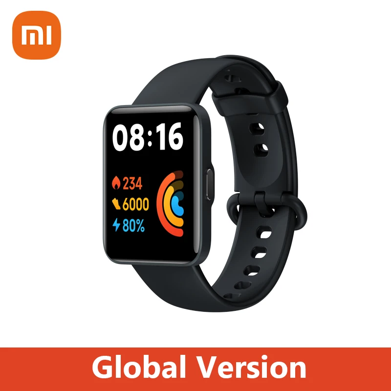 

Умные часы Xiaomi Redmi Watch 2 lite, умные часы Bluetooth Mi Band 1,55 дюйма, HD GPS, спортивный браслет с оксиметром