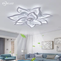 modern ceiling fan with led light for living room bedroom dining light torch multipoin ventilador detecho ceiling fans light