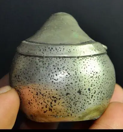 Старое тибетское китайское буддистское серебро ruyi счастливый смех Будда матрея