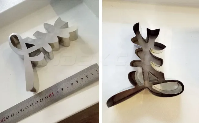 Корейская технология ss алюминиевая нержавеющая сталь cnc Канал Письма гибочная
