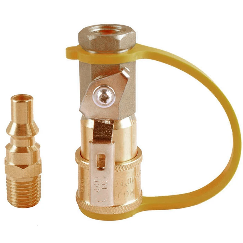 

RV Propane Ball Valve Quick Connect Adapter Kit Connector Sprayers Adaptor 2019