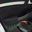 Мягкая кожаная крышка подлокотника для Honda Civic 9th Gen 2012 2013 2014 2015 Автомобильная Дверная панельцентральный подлокотник-ящик накладка