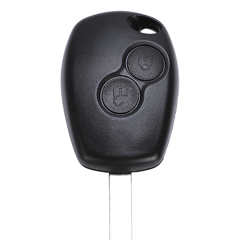 

2 Button Remote Key Shell Case for Plip Clio Renault Modus Twingo 3 black