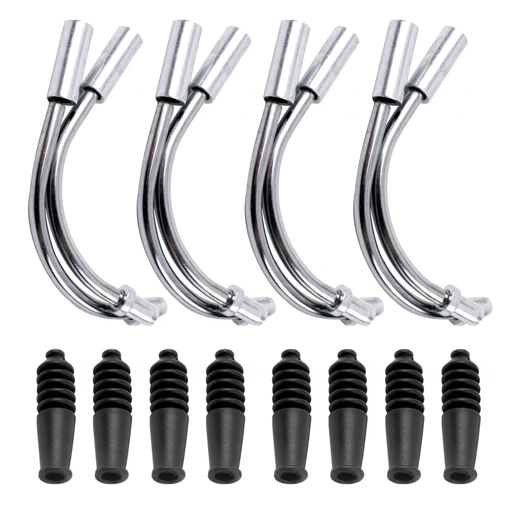 

2/4 Sets MTB Mountain Bike V Brake Noodles Cable Guide Bend Tube Pipe Sleeves Protector Hose Brake Noodle and Boot Set Bicicleta