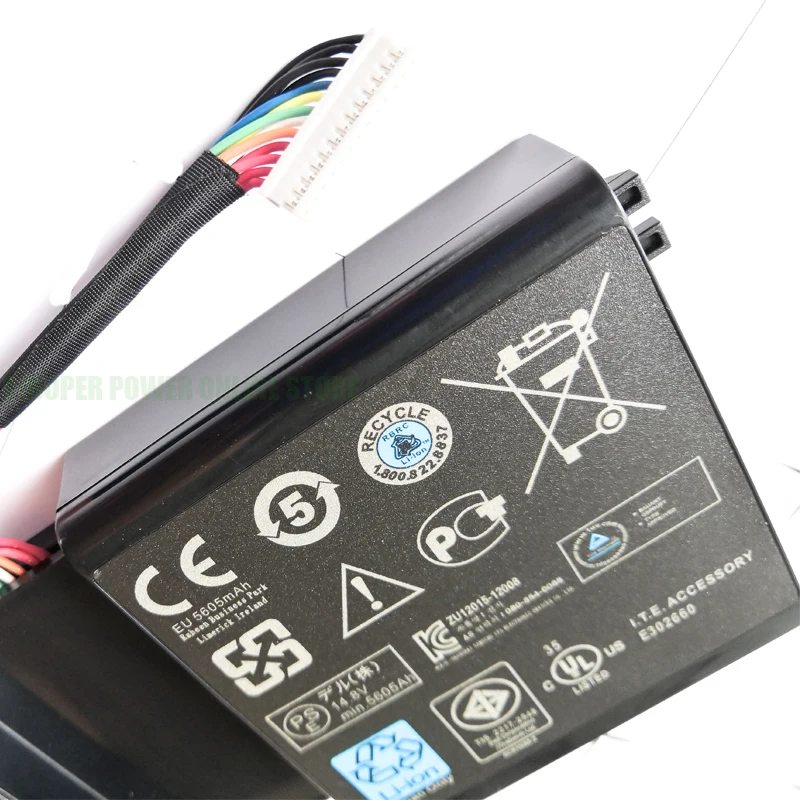 CP аккумулятор для ноутбука KJ2PX G33TT 2F8K3 14 8 В 86 Втч Alienware 17 R1 17X M17X-R5 18 18X M18X-R3 Series