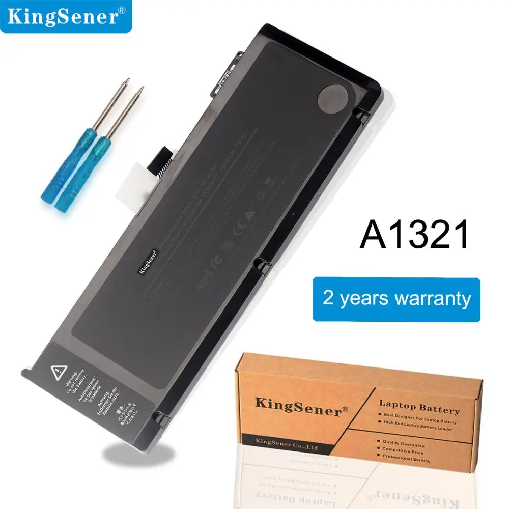 KingSener Новая батарея A1321 для Apple MacBook Pro 1" A1286 2009 2010 Версия 020-6380-A MC118LL/A MC372 MC371 MB985 MB986LL/A