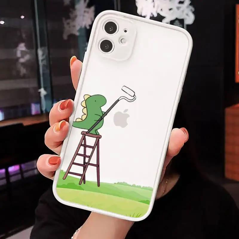 

Astronaut Planet Star Phone Case Matte Transparent for iPhone 7 8 11 12 s mini pro X XS XR MAX Plus cover funda