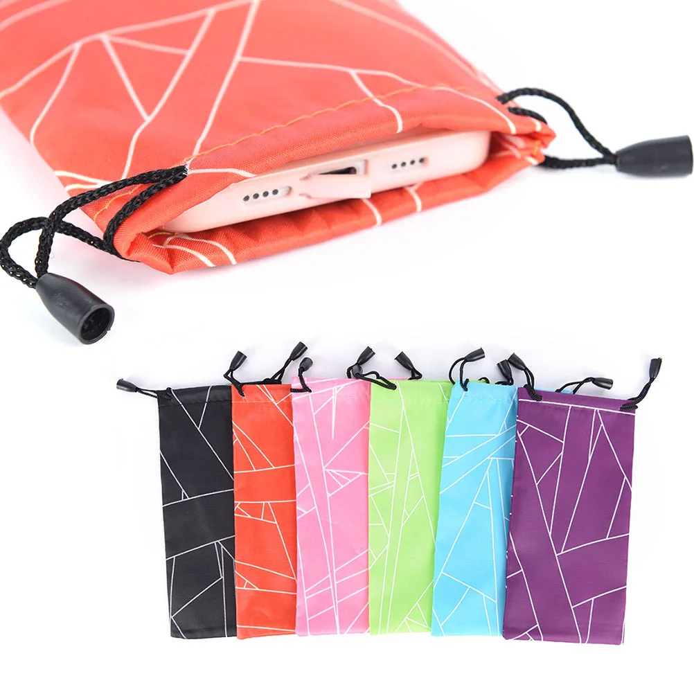 

5Pcs Soft Cloth Cleaning Optical Glasses Case Sunglasses Bag Pouch Eyewear Accessories Random color Size: 17x 8cm