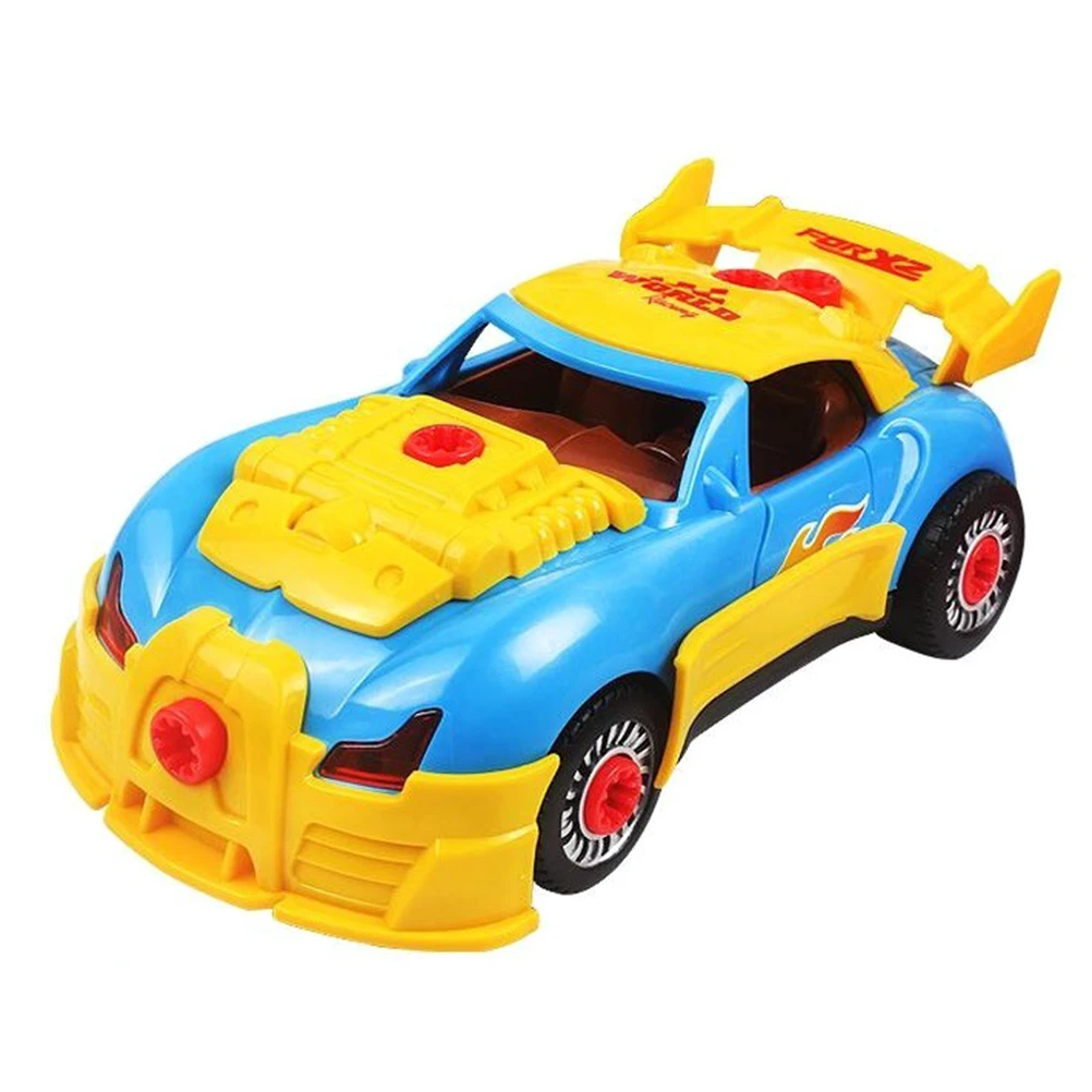Примите участие гоночный автомобиль игрушки с светодиодный и звук двигателя DIY