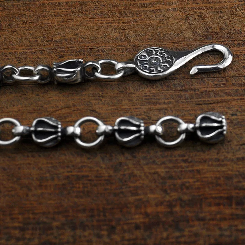 Браслет с шармами в виде короны для мужчин и женщин винтажный браслет из тайского