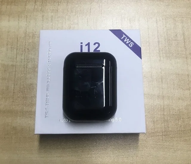 Мини i12 tws Bluetooth наушники Беспроводная гарнитура сенсорное управление 3D бас стерео наушники PK i13 i14 i10 tws для iPhone Android