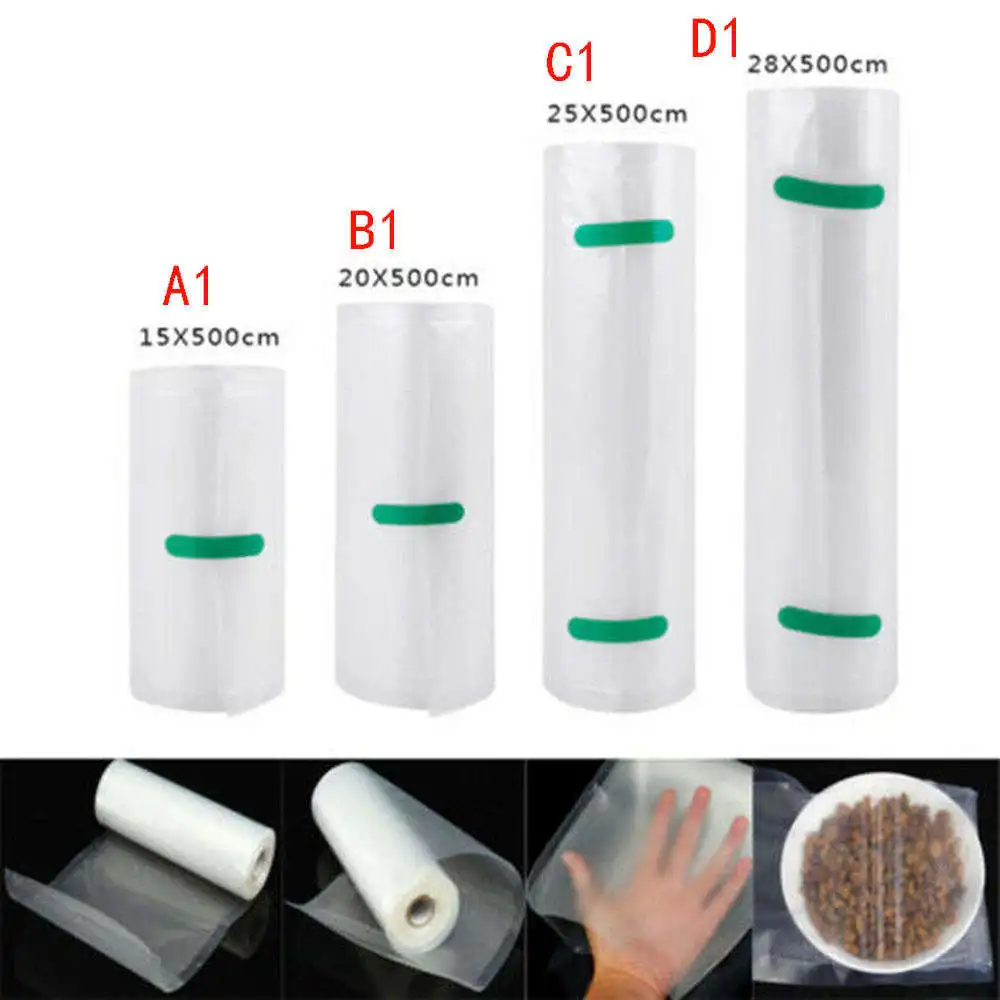 

Vacuum Wrap Plastic Bags Fresh Food Saver Kitchen Storage Packaging Roll