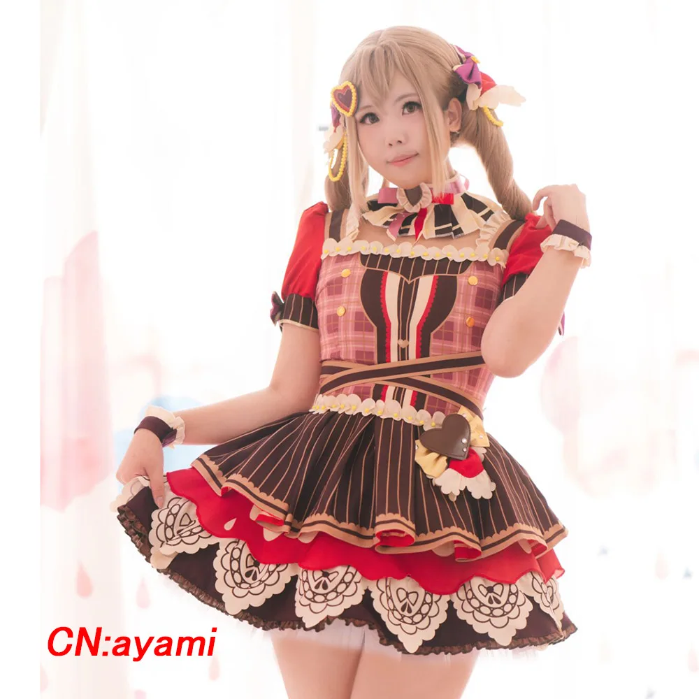 Костюм для косплея аниме взгляд! Ichigaya Arisa Dustabata платья на День Св. Валентина