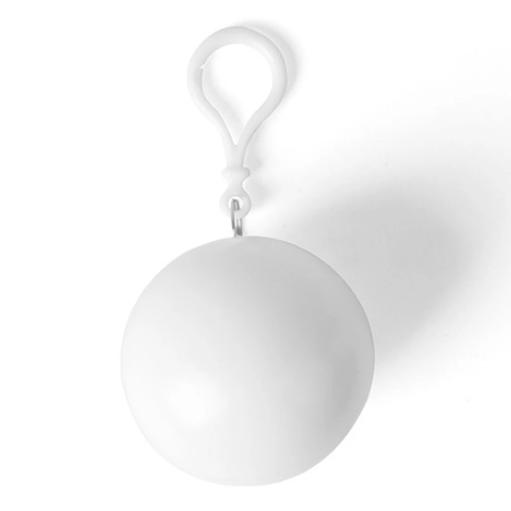 2 шт Открытый переносной плащ мяч пластиковый дождевик одноразовая