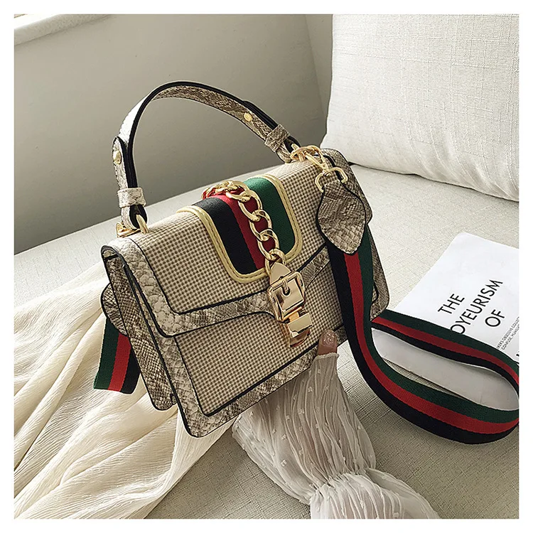 Женская сумка женская через плечо атласная Новинка 2019 Сумка с цепочкой модная