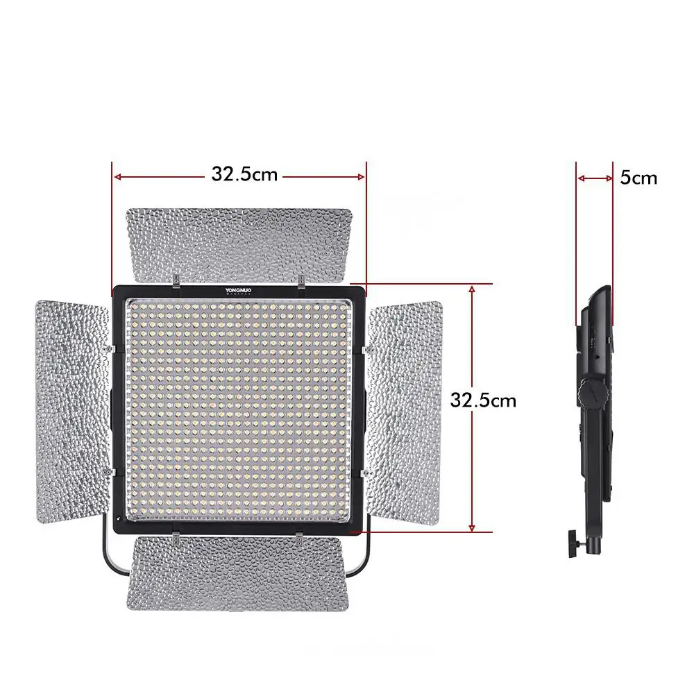 

YongNuo YN860 5500K /3200-5500K Bi-Color Temperature Pro LED Video Light Fill Light CRI 95+ with CT Filters Video Light R42