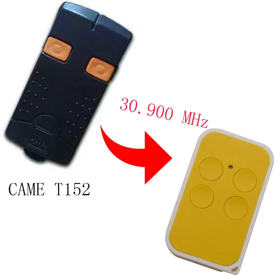 

CAME T152 30.900mhz Remote Control Replacement Clone Fob Gate Garage Door 30.900MHz Remote Control