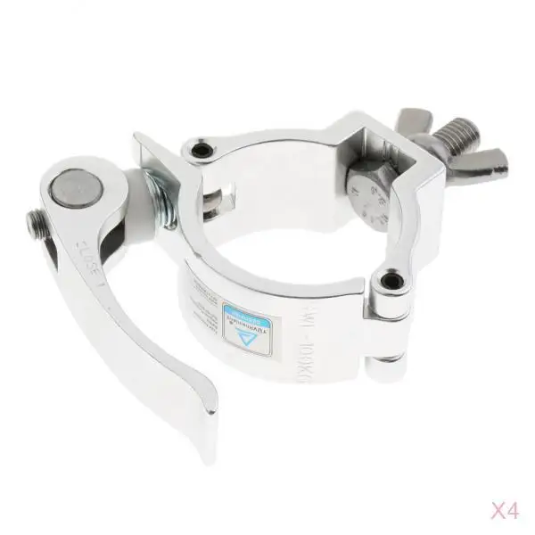 

MagiDeal Pack of 4 Stage Light Hook Clamp 100kg Fit 48mm-51mm OD Tubing Pipe