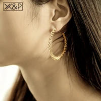 new vintage earrings for women geometric c round gold statement 2019 female metal brincos hanging dangle earings fashion jewelry