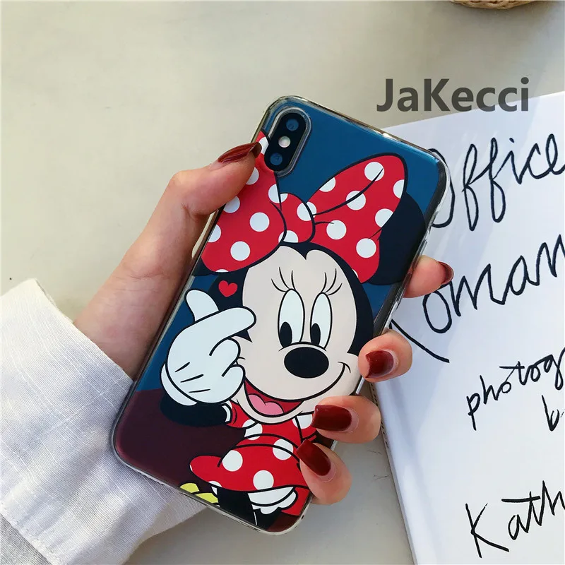 Милый мультяшный чехол для телефона для iPhone 11 Pro Max 6 6s 7 8 plus X Xr Xs Max 5S se силиконовый мягкий ТПУ чехол s для iPhone 7 забавные чехлы