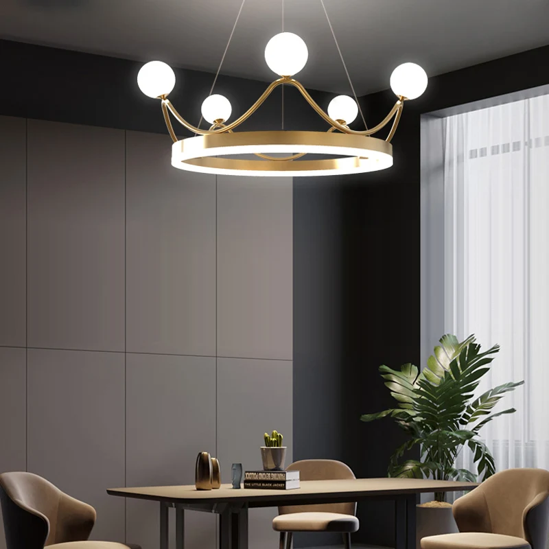 Золотая светодиодная люстра 60 см 80 освещение для спальни детской гостиной