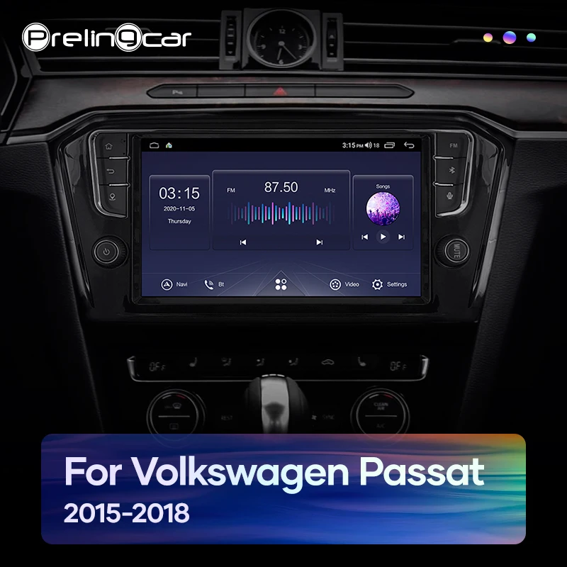 Система Android 10 0 автомобильный сенсорный экран IPS стерео для VolksWagen B8 Magotan passat player с