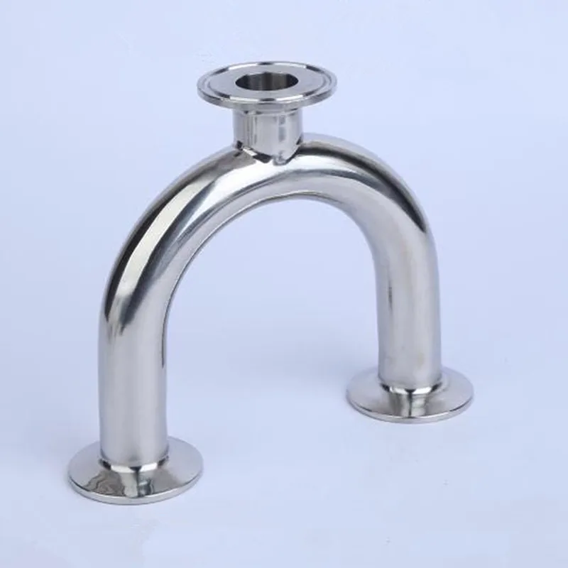 

Stainless Steel 304 1.5" Pipe OD 38MM 3 Way U Shape Sanitary Ferrule OD 50.5MM Pipe Fittings Tri Clamp Type F