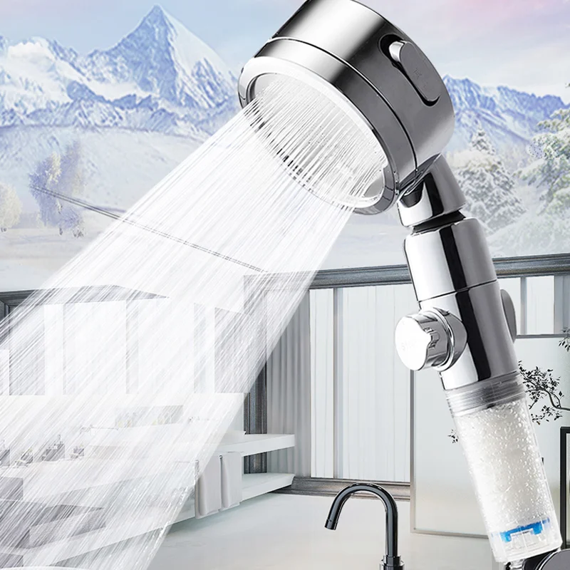 

Насадка для душа с турбонаддувом из нержавеющей стали АБС-пластика