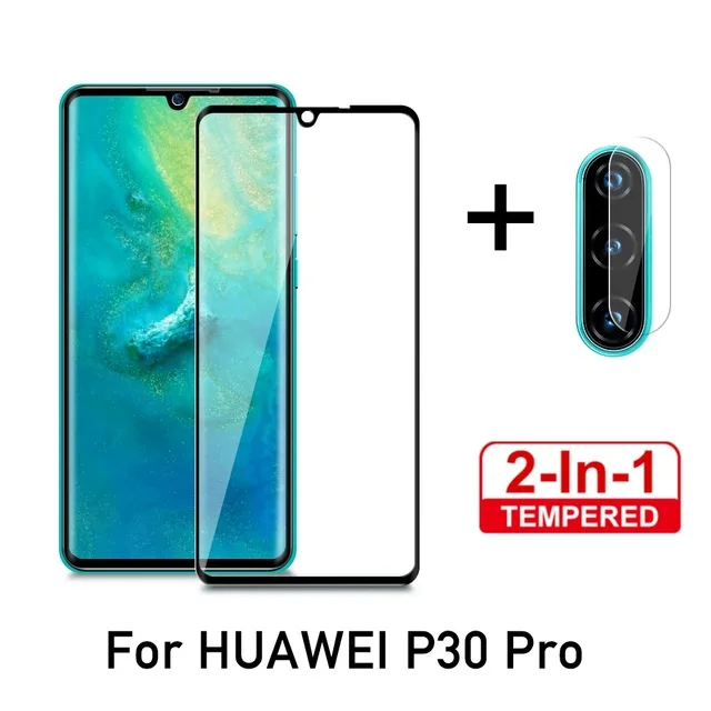 p30 pro 1front 1lens 2 в 1 Защитное стекло для huawei p30 lite камера задняя крышка для Huwei p30 pro p 30 светильник 30 lite 30pro tremp очки чехол для объектива - Цвет: p30 pro 1front 1lens