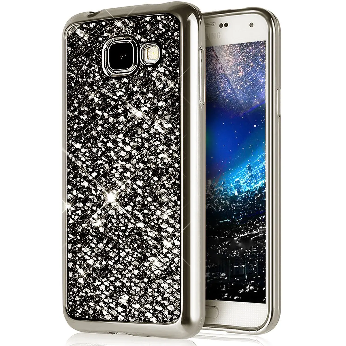 A7 A750 покрытие блеск мягкий чехол КРЫШКА ДЛЯ samsung Galaxy A9 A6 A8 J4 J6 J8 плюс J1 J2 J3 J5 J7 Neo Prime 2 - Цвет: Black
