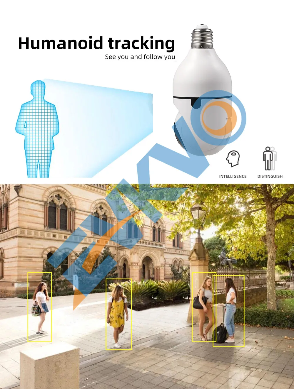 3MP Wifi Camera Mini Plus E27 Bulb Socket 1080P Auto Tracking PTZ Cam Full HD Security Serveillence for Smart Home CCTV Monitor |