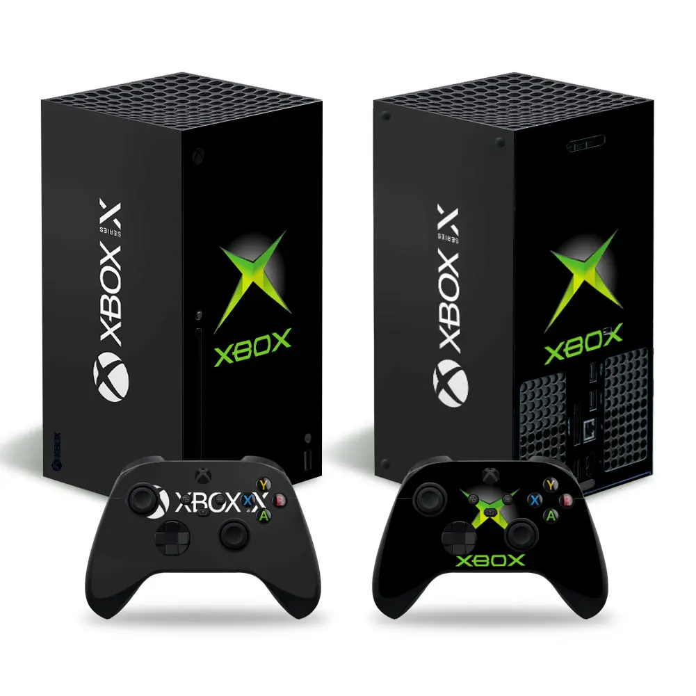 Стикеры в стиле XBOX наклейки для консоли Xbox X и 2 контроллеров Series стикеры Viny 1 |