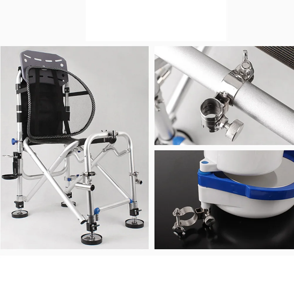 Зажим оборудование Противоскользящий открытый рельс практичный нержавеющая