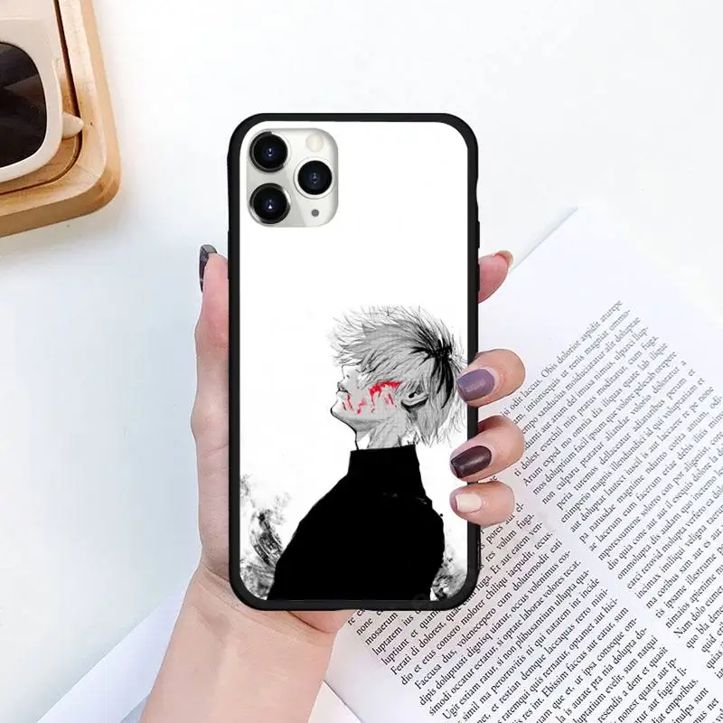 

Tokyo Ghoul Anime Phone Case for iPhone 11 12 pro XS MAX 8 7 6 6S Plus X 5S SE 2020 XR Luxury brand shell funda coque