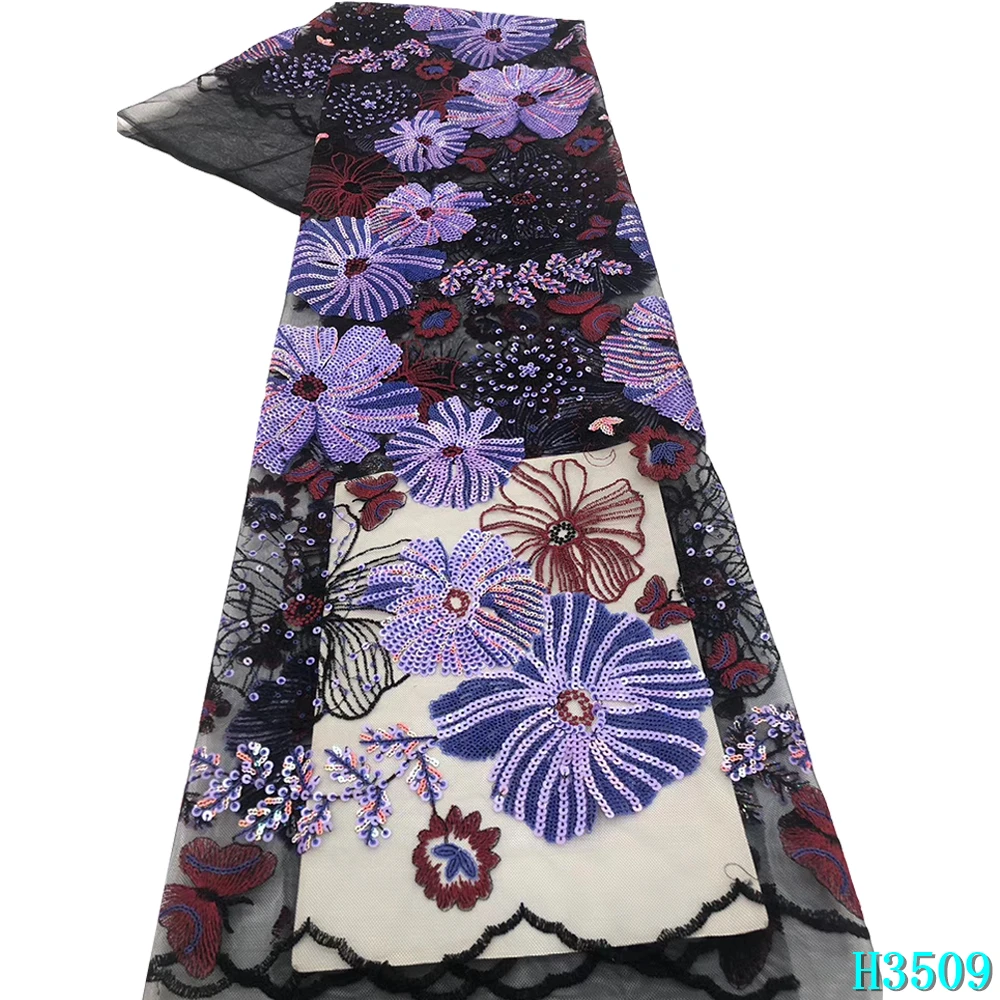 Последняя африканская кружевная ткань с блестками 2020 французский нигерийский