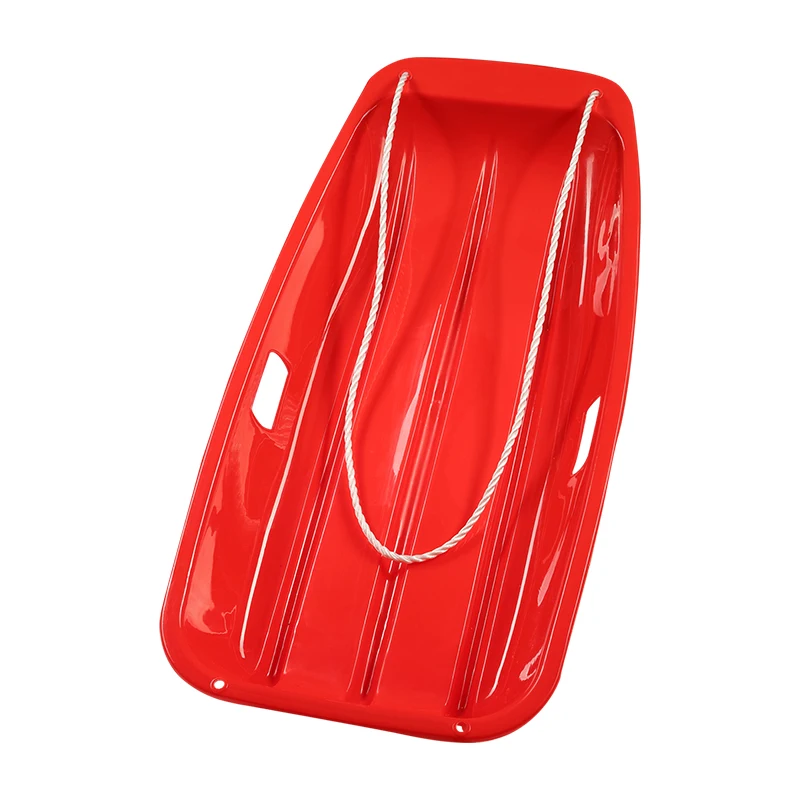 Пластиковые санки для снега Teyssor детей и взрослых 35 дюймов с вытяжными