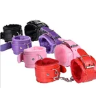 Черный, красный розового и фиолетового цветов экзотические аксессуары браслет кляп морды SM интимные товары секс игры плюшевые наручники опора для взрослых порно-игрушка