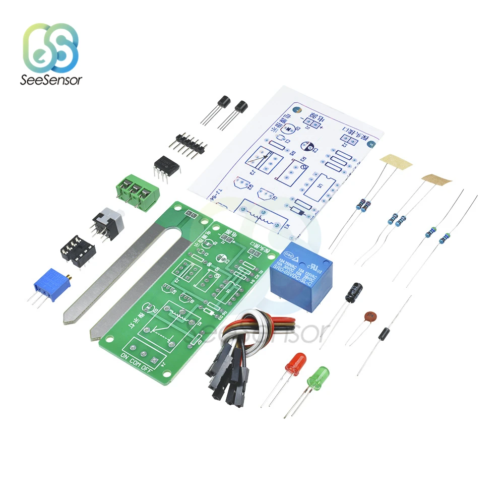 Релейный модуль контроля влажности почвы 5 в постоянного тока автоматический