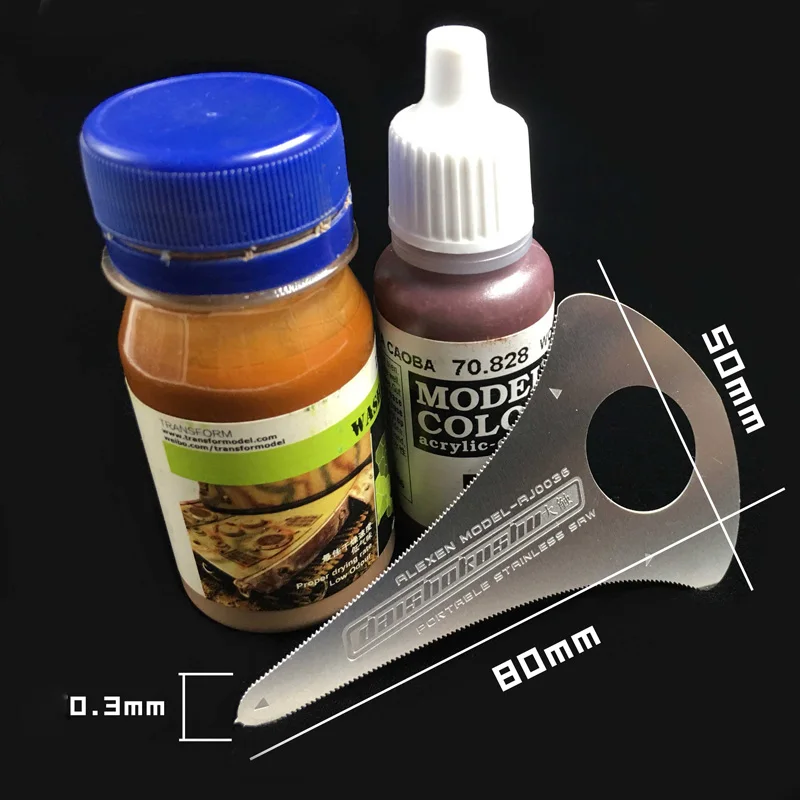 Portable Stainless Hand Saw Military Model Hobby Plastic Plate Cutting Tools For Resin Soldier Figures Kits AJ0036 | Игрушки и хобби