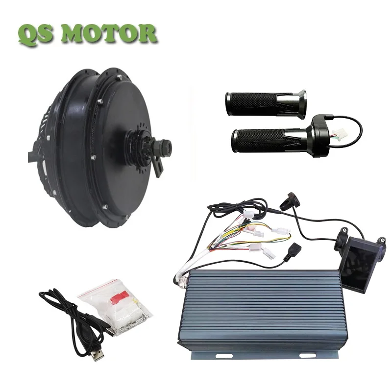 QS205 3000 Вт электродвигатель для электровелосипеда с контроллером Sabvoton SVMC72150 и подходящим спидометром