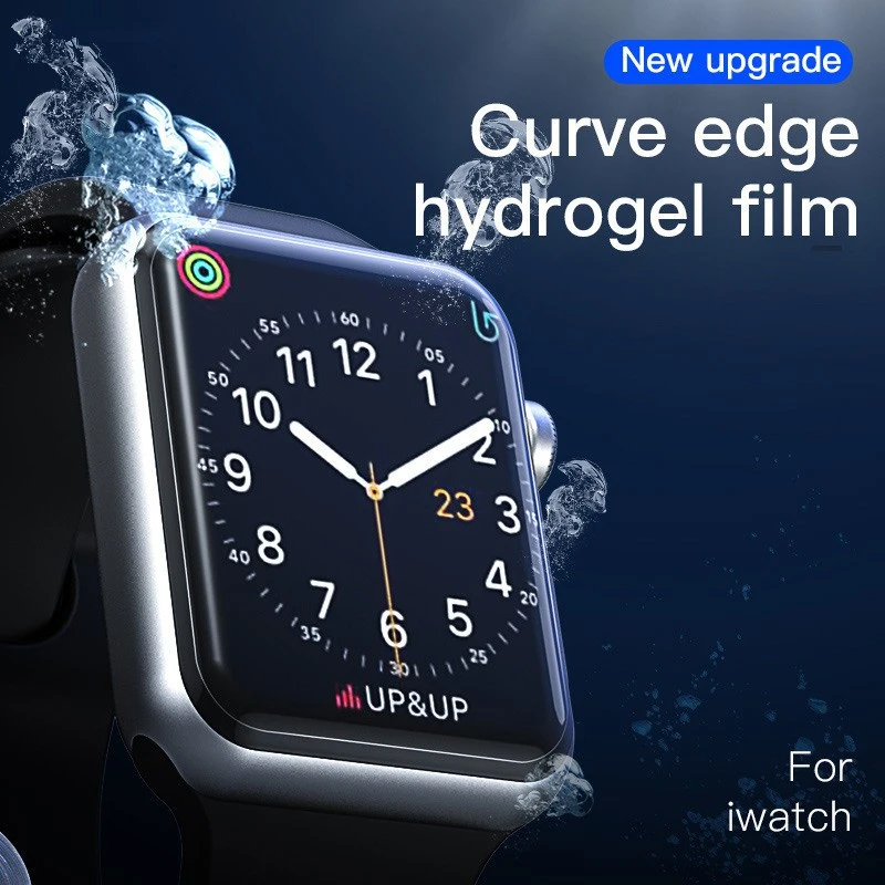 Защитная пленка для часов Apple watch Series 4, 3, 2, 1, 40 мм, 44 мм, 38 мм, 42 мм, для iwatch, TPU, мягкая защитная пленка, чехол