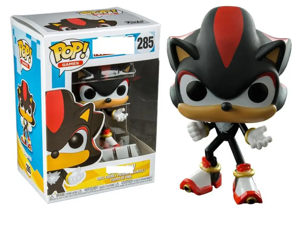 Оригинальная суперзвуковая звуковая фигурка FUNKO POP с кольцом/изумрудной тенью