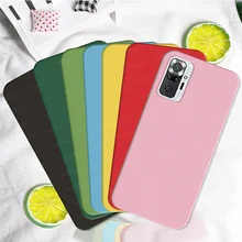 For Cover Xiaomi Redmi Note 10 Pro Case For Redmi Note 10 Pro Capas TPU Soft Candy Case For Redmi Note 10 S Poco X3 M3 F3 Fundas