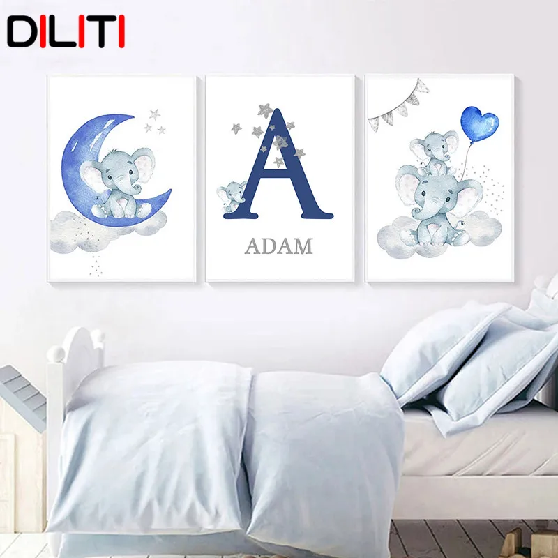 Картина на холсте для детской комнаты с изображением облаков Elephone