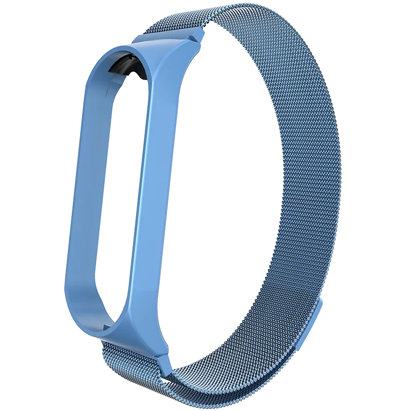 Mi Band 4 ремешок обновленный Магнитный Миланский Браслет из нержавеющей стали роскошный ремешок на запястье для MiBand 4/3 умный Браслет