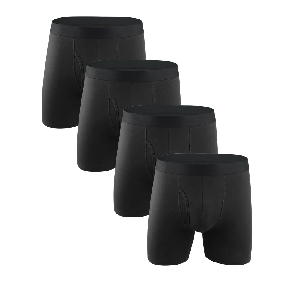 

8PCS/LOT Underwear Men Boxers Long Men's Clothing Men Shorts Cotton Man Panties Boxershorts boxer hombre ropa interior hombre