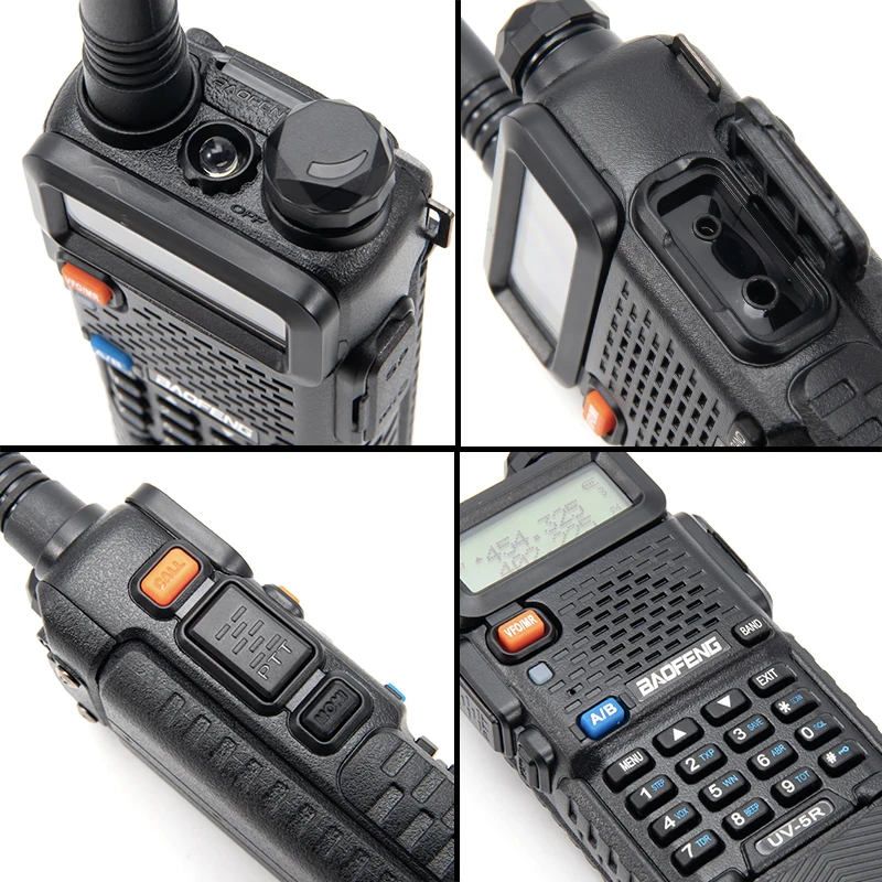 baofeng uv 5r walkie talkie real 5w uvhf two way radio communicador uv5r portable ham dual band fm transceiver amateur 10 50 km free global shipping