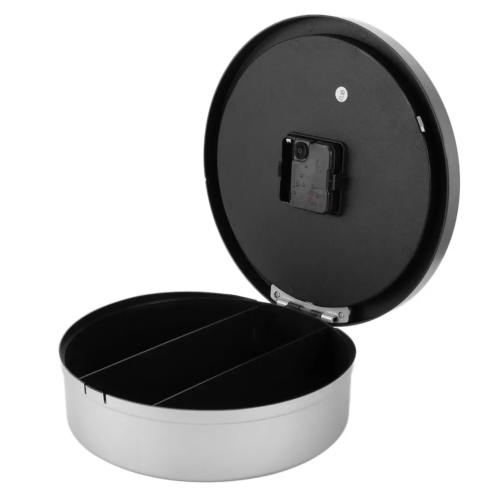 Скрытый сейф большие настенные часы безопасная коробка для хранения денег