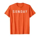 Дни недели футболки серии Sunday состаренные